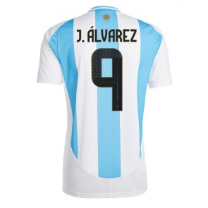 Argentina Julian Alvarez #9 Hemmatröja Copa America 2024 Kortärmad
